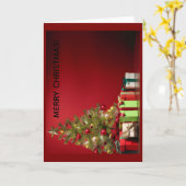 Merry Christmas Greeting Card カード (黄色い花)