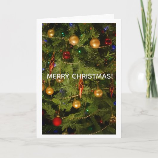 Merry Christmas Greeting Card カード (正面)