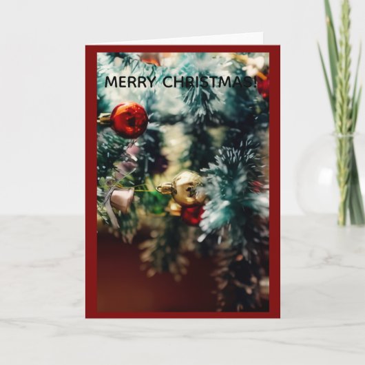 Merry Christmas Greeting Card カード (正面)