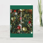 Merry Christmas Greeting Card カード (正面)