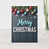Merry Christmas Greeting Card カード (正面)
