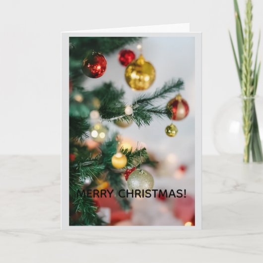 Merry Christmas Greeting Card カード (正面)