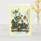 Merry Christmas Greeting Card カード (黄色い花)