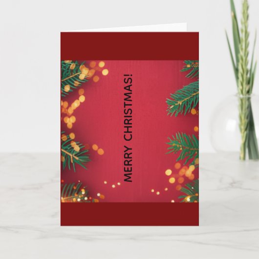 Merry Christmas Greeting Card カード (正面)