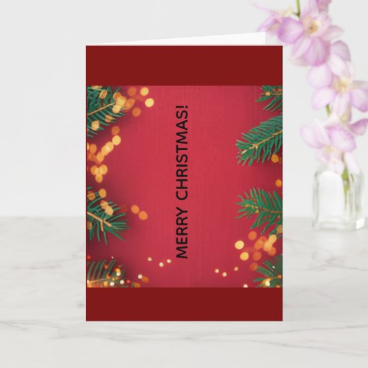 Merry Christmas Greeting Card カード (蘭)