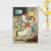 Merry Christmas Greeting Card カード (黄色い花)