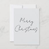 Merry Christmas Greeting Card サンキューカード (裏面)