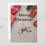 Merry Christmas greeting card シーズンカード (正面/裏面)