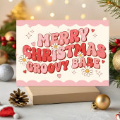 Merry Christmas Groovy Babe シーズンカード