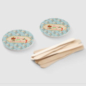 Merry Christmas Hand Fan – Festive Holiday Design  ハンドファン (組立なし)