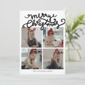 MERRY CHRISTMAS Happy Holidaysあなたの写真を追加 (スタンド正面)