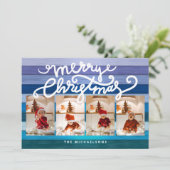 MERRY CHRISTMAS Happy Holidaysあなたの写真を追加 (スタンド正面)