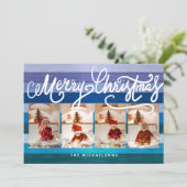 MERRY CHRISTMAS Happy Holidaysあなたの写真を追加 (スタンド正面)