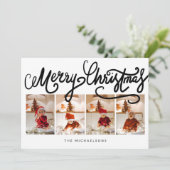 MERRY CHRISTMAS Happy Holidaysあなたの写真を追加 (スタンド正面)