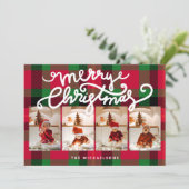 MERRY CHRISTMAS Happy Holidaysあなたの写真を追加 (スタンド正面)