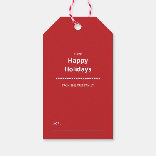 Merry Christmas & Happy New Year  ギフトタグ (裏面)