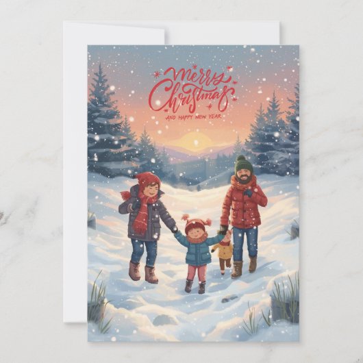 Merry Christmas & Happy New Year シーズンカード (正面)