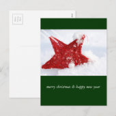 merry christmas & happy new year シーズンポストカード (正面/裏面)