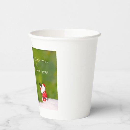 Merry Christmas & Happy New Year 紙コップ (左)