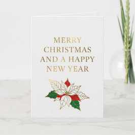 Merry Christmas & Happy New Year Card カード