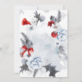 Merry Christmas happy new year card サンキューカード (裏面)