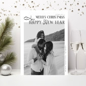 Merry Christmas Happy New Year Family 4 Photos シーズンカード