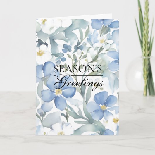 Merry Christmas Happy New Year Holiday Season カード (正面)