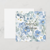 Merry Christmas Happy New Year Holiday Season Card シーズンカード (正面/裏面)