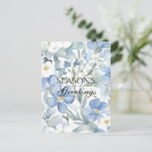 Merry Christmas Happy New Year Holiday Season Card シーズンポストカード (スタンド正面)