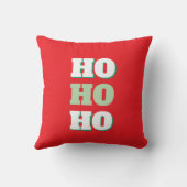 Merry Christmas HoHoHo Party Minimalist Plain クッション (裏面)