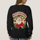 Merry Christmas Holiday Design スウェットシャツ (裏面)