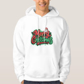 Merry Christmas Holiday Design パーカ (正面)