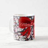 Merry Christmas holiday Mug  コーヒーマグカップ (正面左)