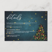 Merry Christmas Holiday Party Details Card エンクロージャーカード (正面)