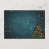 Merry Christmas Holiday Party Details Card エンクロージャーカード (裏面)