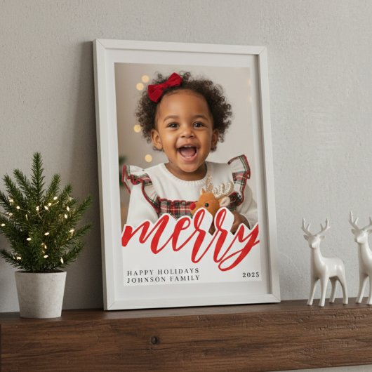 Merry Christmas Holiday Photo フォトプリント