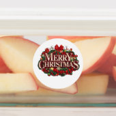 Merry Christmas Holiday Stickers ラベル (貼付)