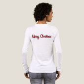 Merry Christmas Holiday T-Shirt – Festive Xmas Typ トライブレンドTシャツ (背面全体)