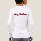 Merry Christmas Holiday T-Shirt – Festive Xmas Typ トライブレンドTシャツ (背面)