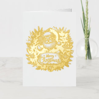 Merry Christmas Holiday Wish Card 箔シーズンカード