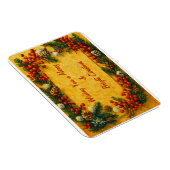 Merry Christmas Holly マグネット (右側)