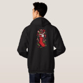 Merry Christmas Hoodie | Festive Holiday Pullover パーカ (裏面フル)