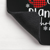 Merry Christmas Hot Cocoa Cozy Blankets &amp; Chri マウスパッド (コーナー)
