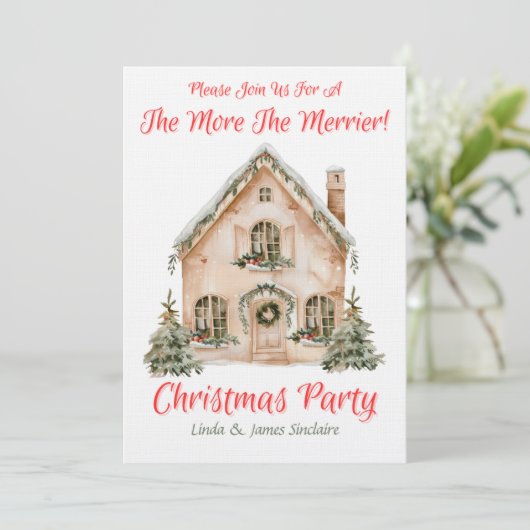 Merry Christmas House Party  招待状 (スタンド正面)