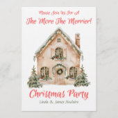 Merry Christmas House Party  招待状 (正面)
