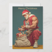 Merry Christmas Humor Santa | Holidays greeting  シーズンカード (正面)