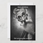 Merry Christmas Humor Santa Holidays greeting  シーズンカード (正面)