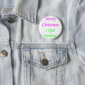 Merry Christmas I Quit Smoking! 2 缶バッジ (インサイチュ)