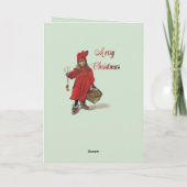 Merry Christmas Iduna Scandinavian Holiday カード (裏面)