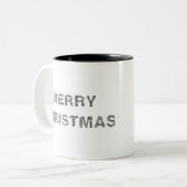 Merry Christmas II Black ツートーンマグカップ (正面左)